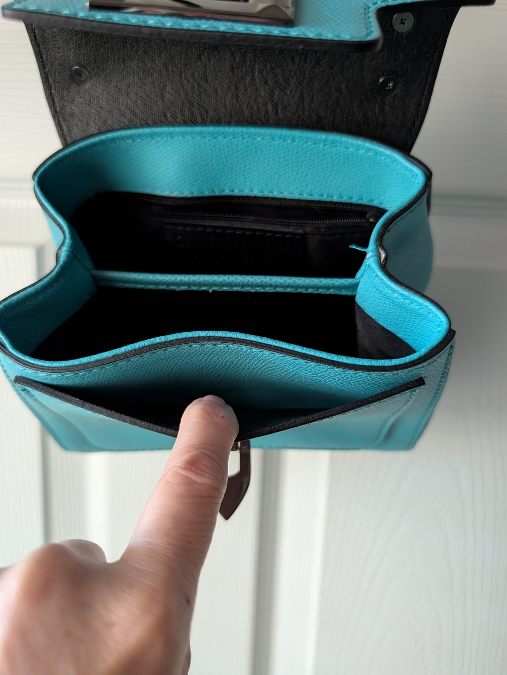 Mini Leather Crossbody - Picture 5 of 16